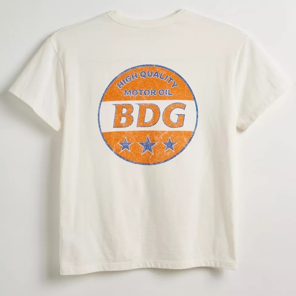 BDG HIGH QUALITY MOTOR OIL T SHIRT SMALL NWOT - Picture 1 of 7